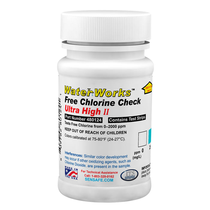 WaterWorks™ Free Chlorine Ultra High II (Freies Chlor im sehr hohen Bereich II)