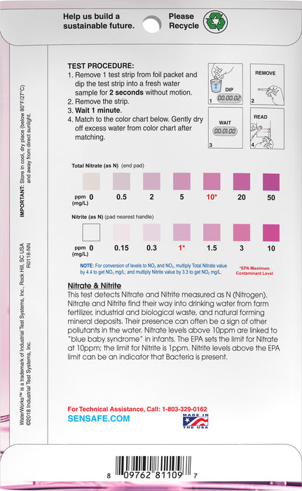WaterWorks™ Nitrate/Nitrite (Pocket-Pack)