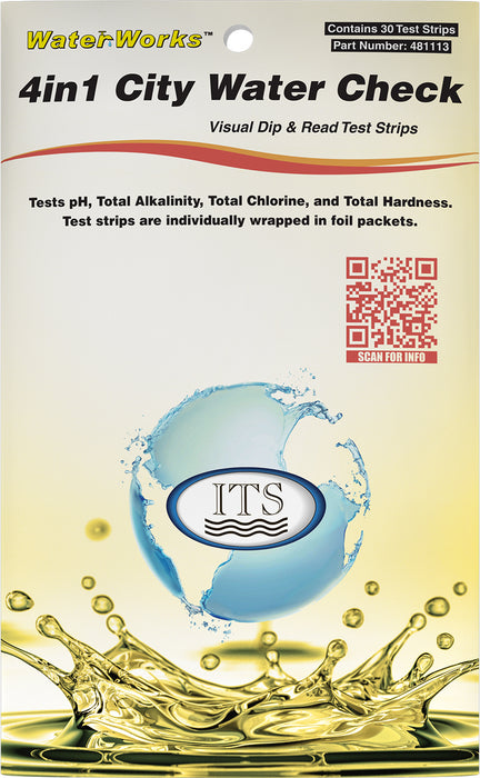 WaterWorks™ 4-in-1 City Water Check (Pocket-Pack)