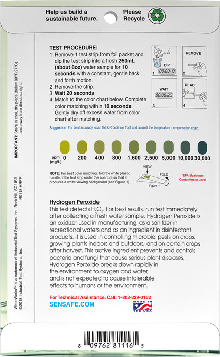 SenSafe® High Range Peroxide (Pocket-Pack)