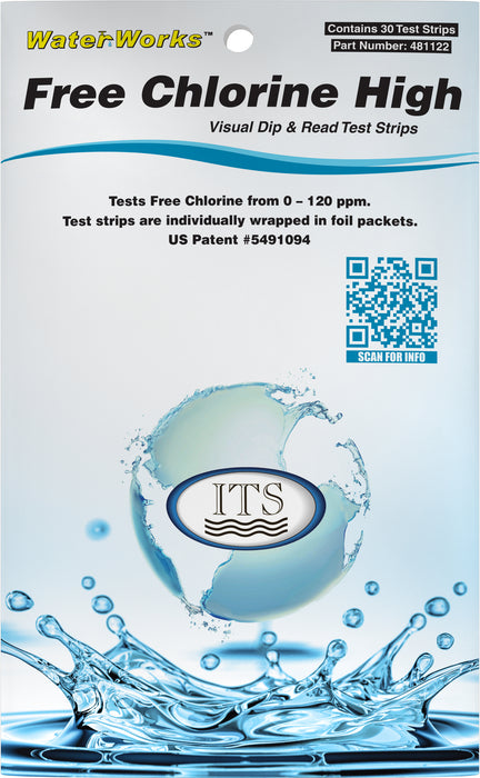 WaterWorks™ Free Chlorine High Range (Pocket-Pack)