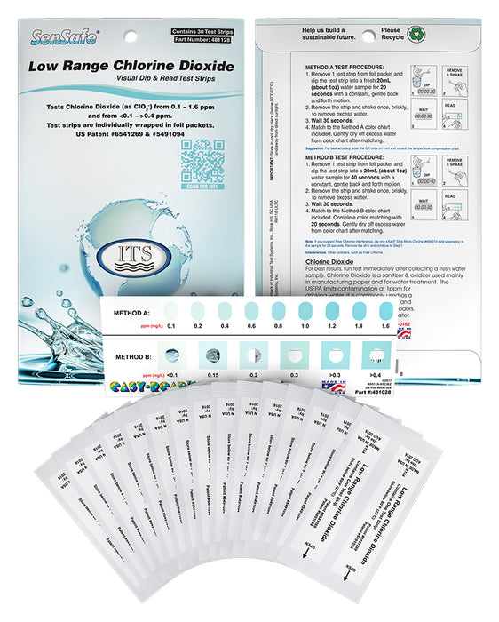 WaterWorks™ Chlorine Dioxide Low Range (Pocket-Pack)