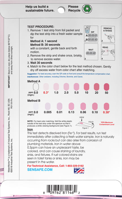 SenSafe® Ida's Iron (Fe+2) (Pocket-Pack)